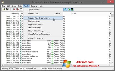 Screenshot Process Monitor Windows 7
