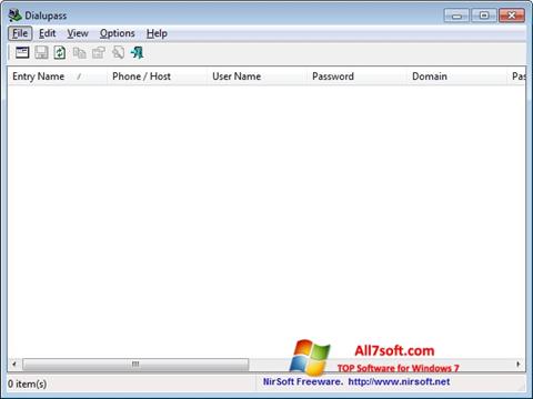 Screenshot Dialupass Windows 7