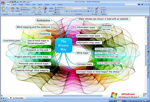 Screenshot MindManager Windows 7