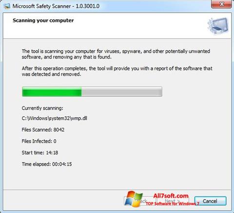 Screenshot Microsoft Safety Scanner Windows 7