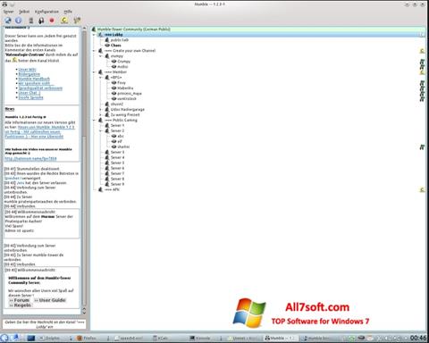 Screenshot Mumble Windows 7