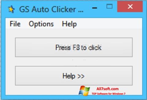 Screenshot GS Auto Clicker Windows 7