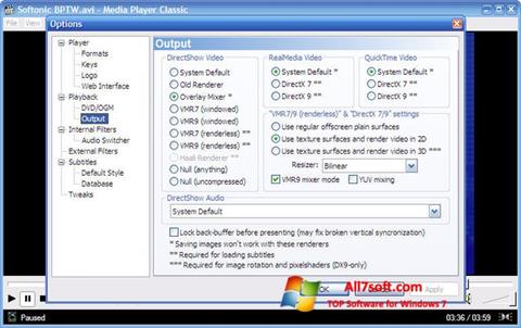 Screenshot Media Player Classic Windows 7