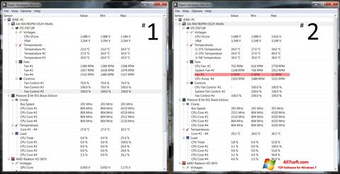 Screenshot Open Hardware Monitor Windows 7