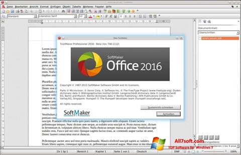 Screenshot SoftMaker Office Windows 7