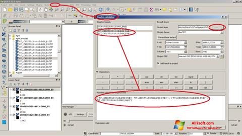 Screenshot QGIS Windows 7