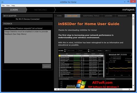 Screenshot InSSIDer Windows 7