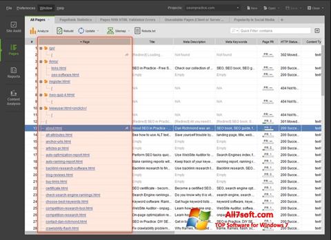 Screenshot Site-Auditor Windows 7