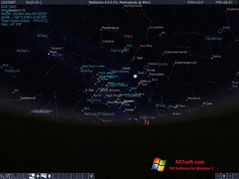 Screenshot Stellarium Windows 7