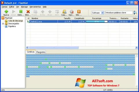 Screenshot FlashGet Windows 7